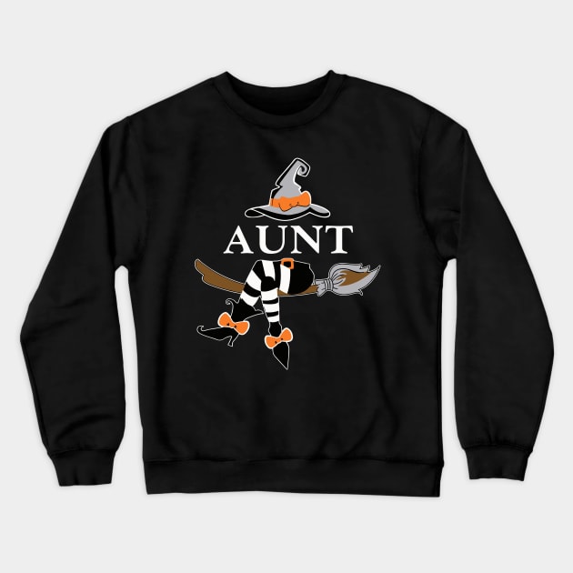 aunt witch halloween Crewneck Sweatshirt by Shirtigator